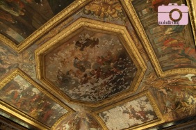 one of the ceiligns was being restored